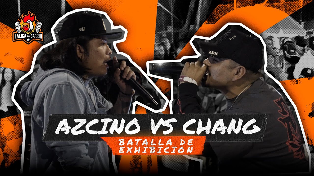 ACZINO VS CHANG 🔥 [BATALLA DE EXHIBICIÓN] -  ⁨@laligadelbarrio_ 🎙️🐓🔥#FMS