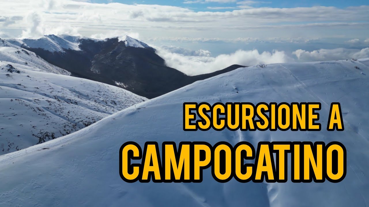 CAMPOCATINO innevato: escursione e riprese aeree con Mini 3 Pro