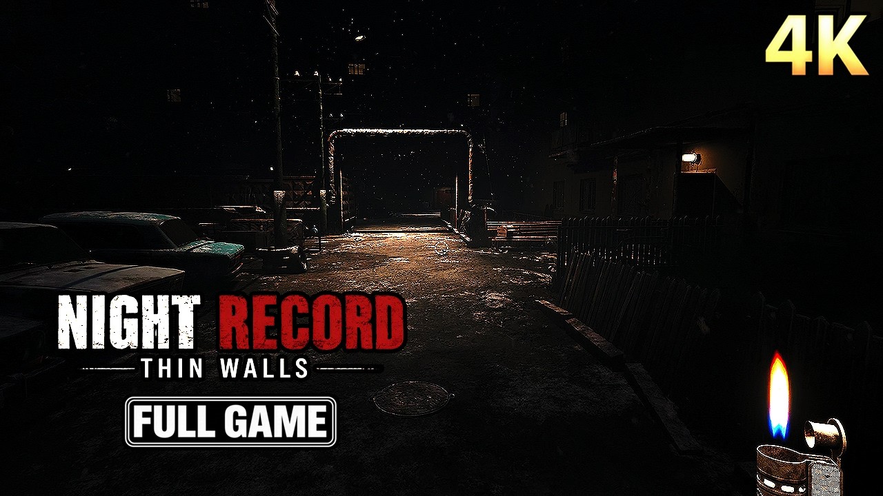 NIGHT RECORD: THIN WALLS | FULL HORROR GAME | Gameplay 【4K】 No Commentary