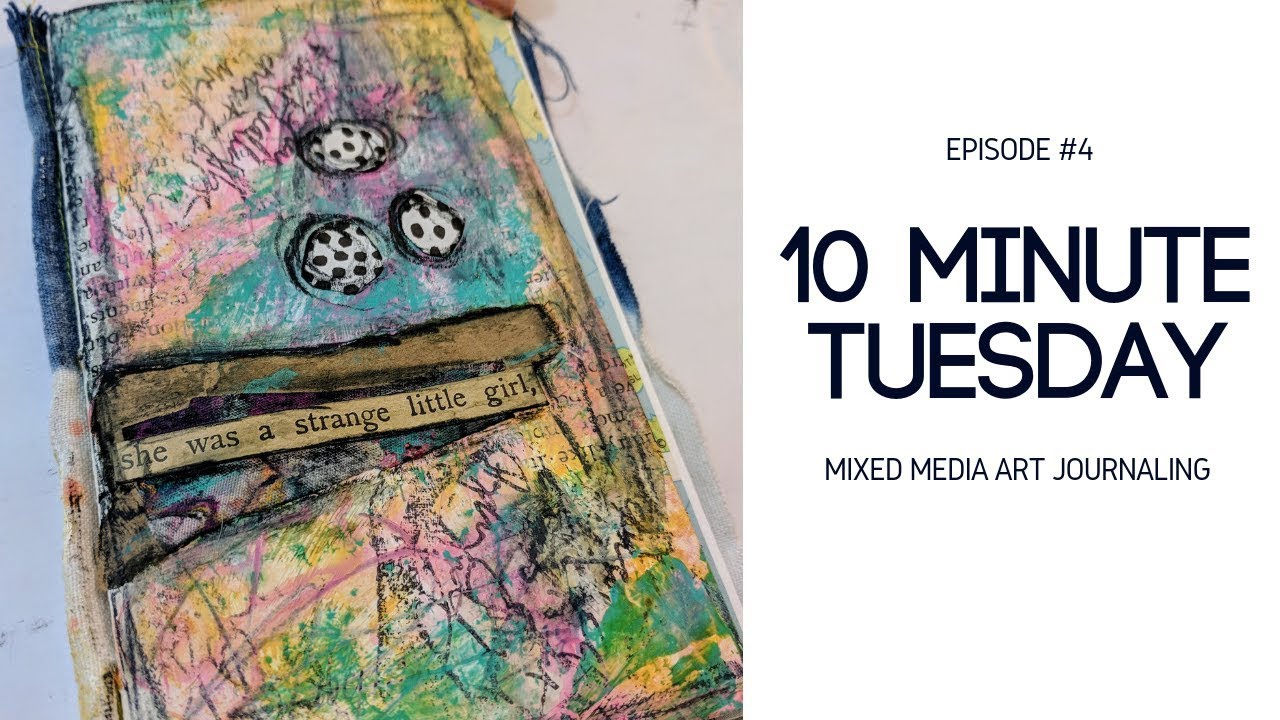 10 Minute Tuesday- At the Last Minute!- Junk Journal Play (Ep. 5)