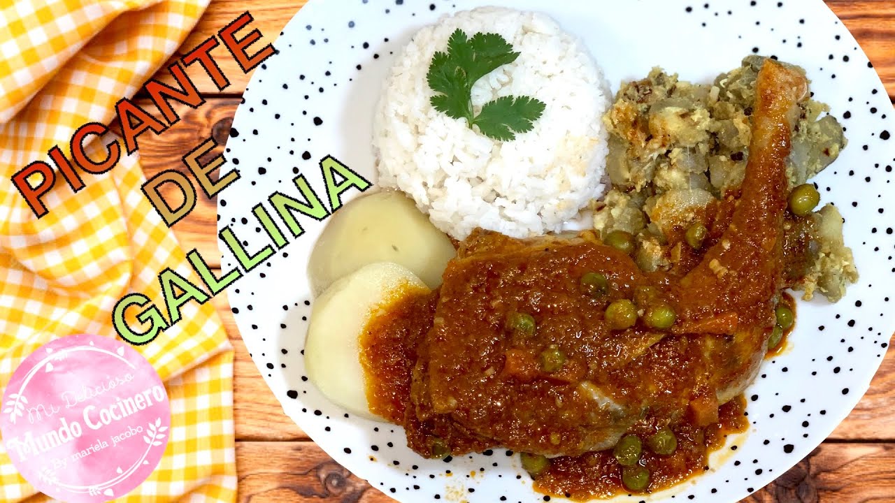 🔻PICANTE DE GALLINA (O POLLO)| comida tipica boliviana🇧🇴