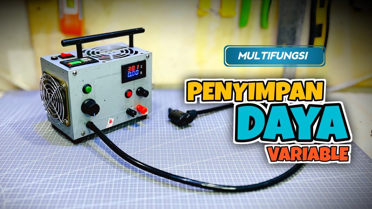 Cara Membuat Penyimpan Daya Isi Ulang Multifungsi | Powerstation Variable | Pompa ban sepeda