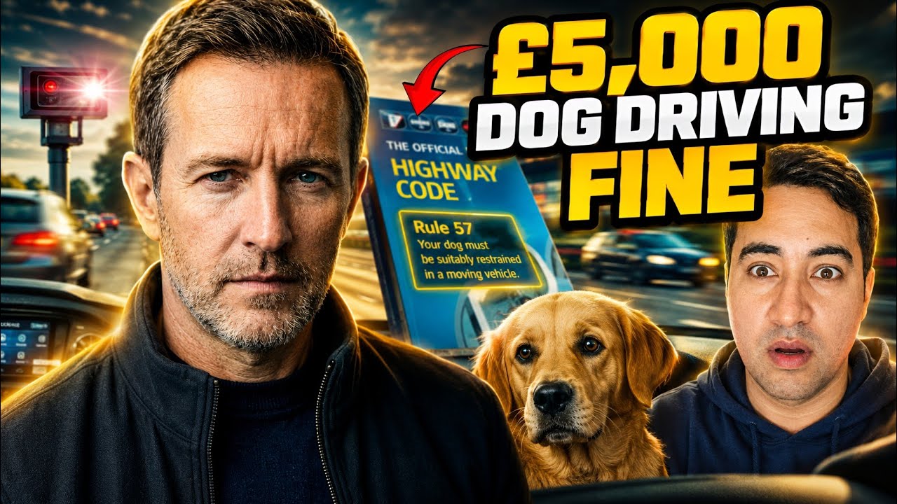 Driving With Your Dog? This UK Law Could Land You a &pound;5,000 Fine and 9 Penalty Points!