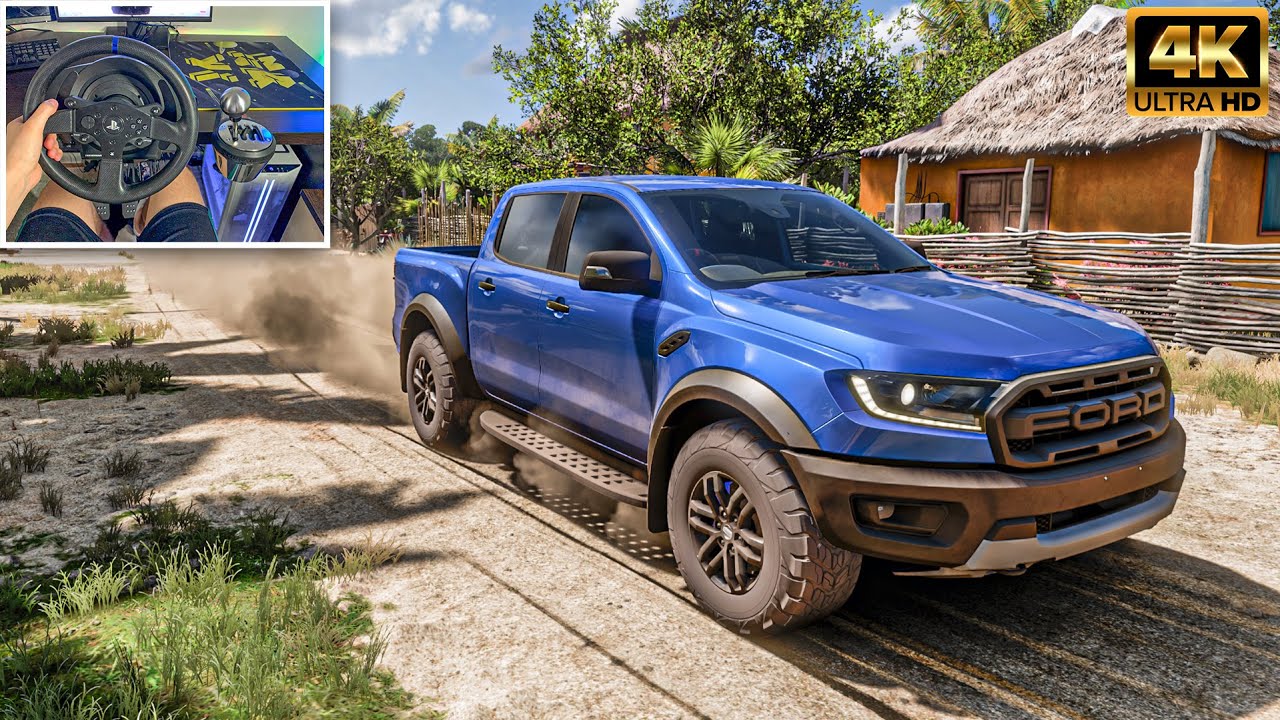 Ford Ranger Raptor | REALISTIC OFFROAD | Forza Horizon 5 - (Steering Wheel + Shifter) Gameplay