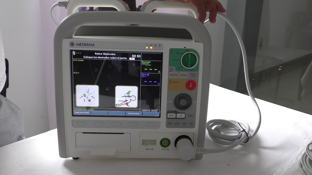 Especificaciones del Equipo DESFIBRILADOR  D500 MARCA MEDIANA