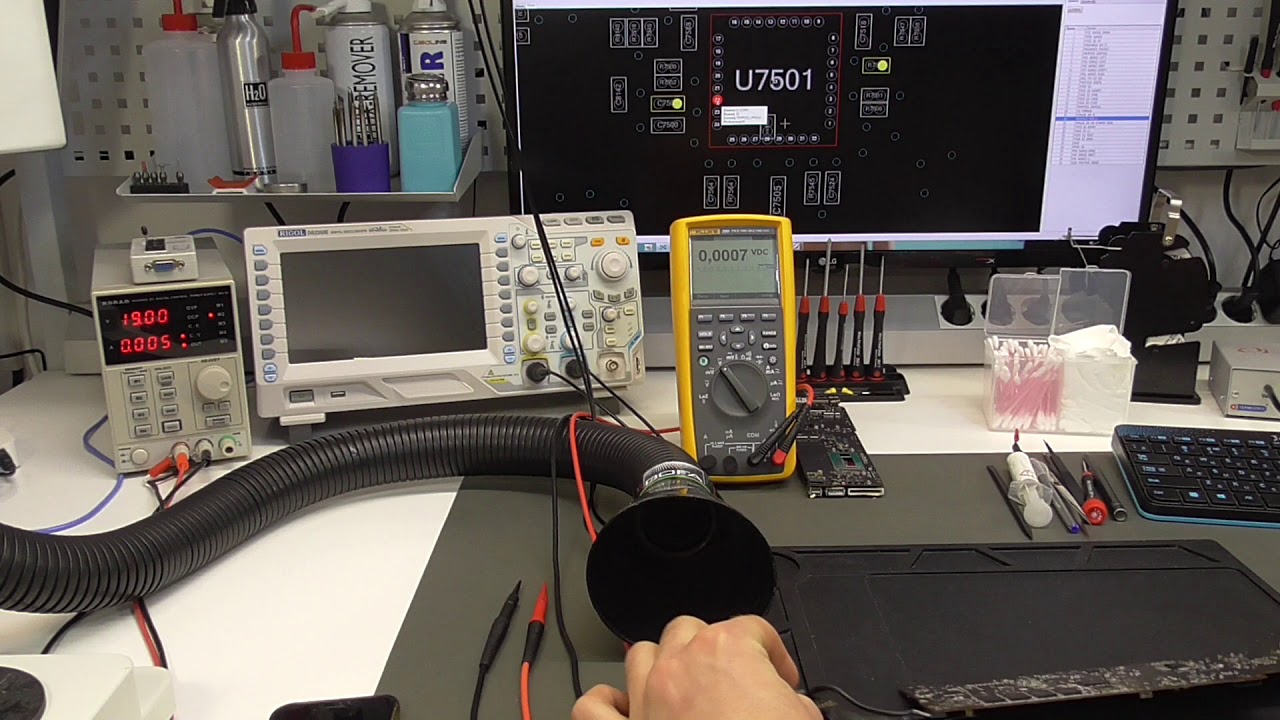 Диагностика Apple MacBook Air 13'' A1466 Mid-2013. Не включается.