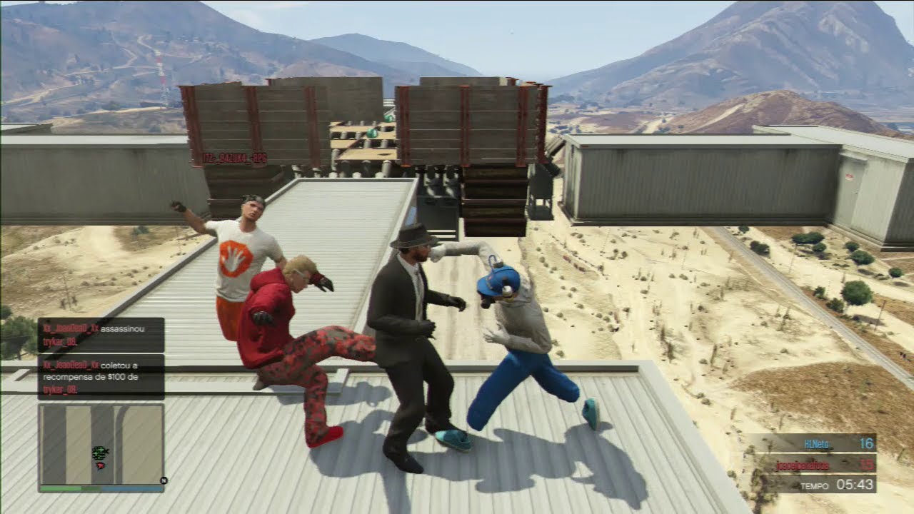 GTA V DEATHMATCH PS3-ELECTRIC SHOCK SKY ARENA 3/NO COMMENTS