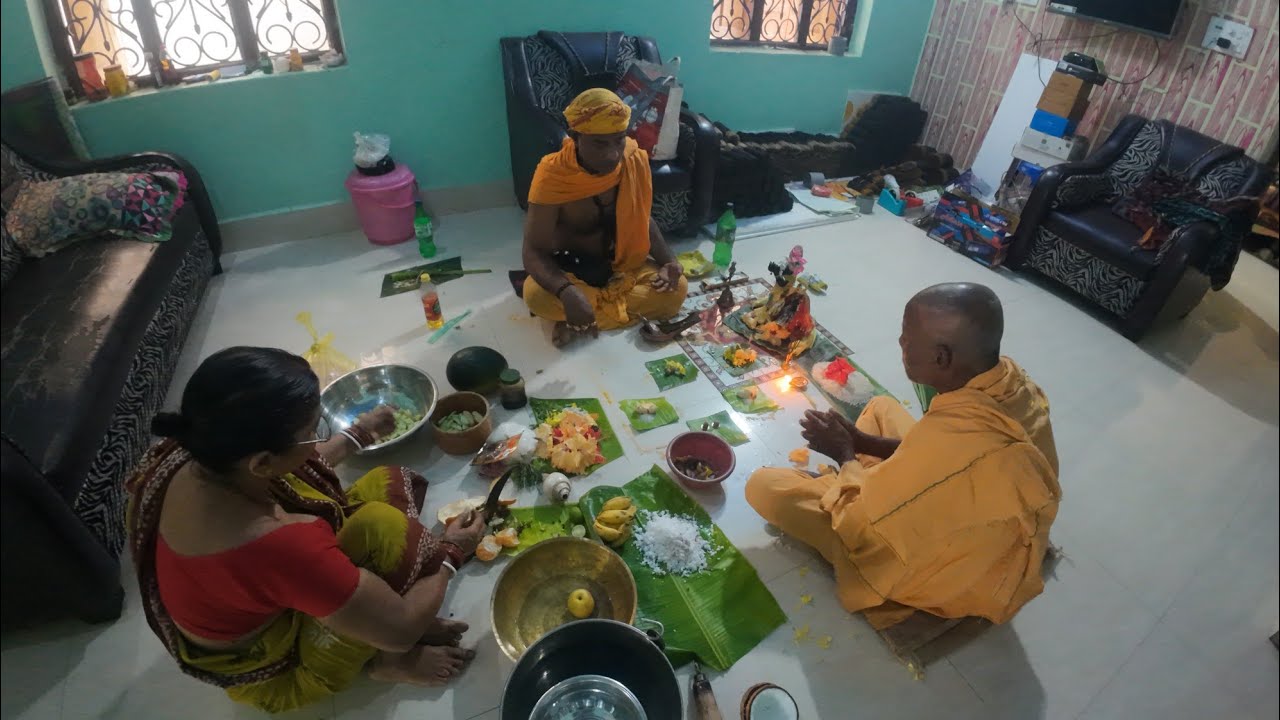 Gharme Nana Puja Kar rehe||Tapan Das vlogs 