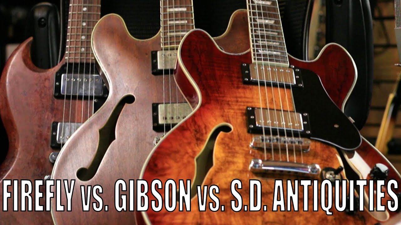 FIREFLY 338 vs. GIBSON vs. SEYMOUR DUNCAN ANTIQUITIES