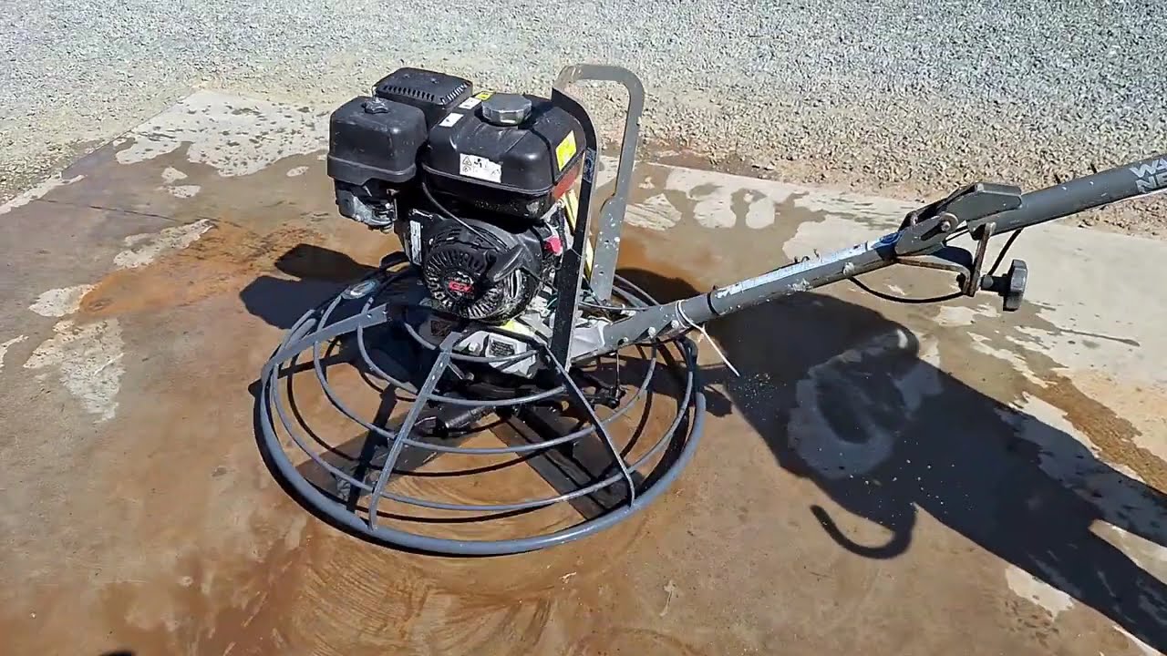 WOLF MASZYNY- Film z pracy zacieraczki trowel WACKER CT 36 Skoroszów ul.Sosnowa 2 Trzebnica/Wrocław