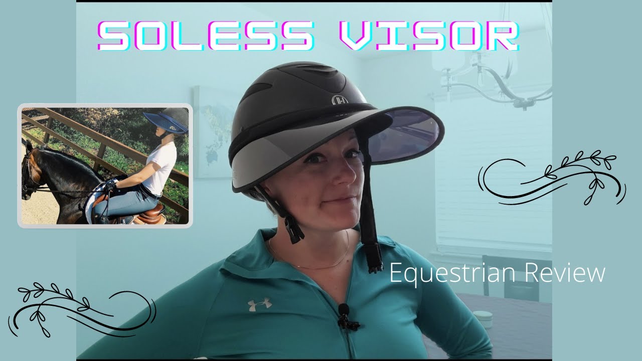 Soless Visor Equestrian Review | Sun Protection on your Helmet 🌞