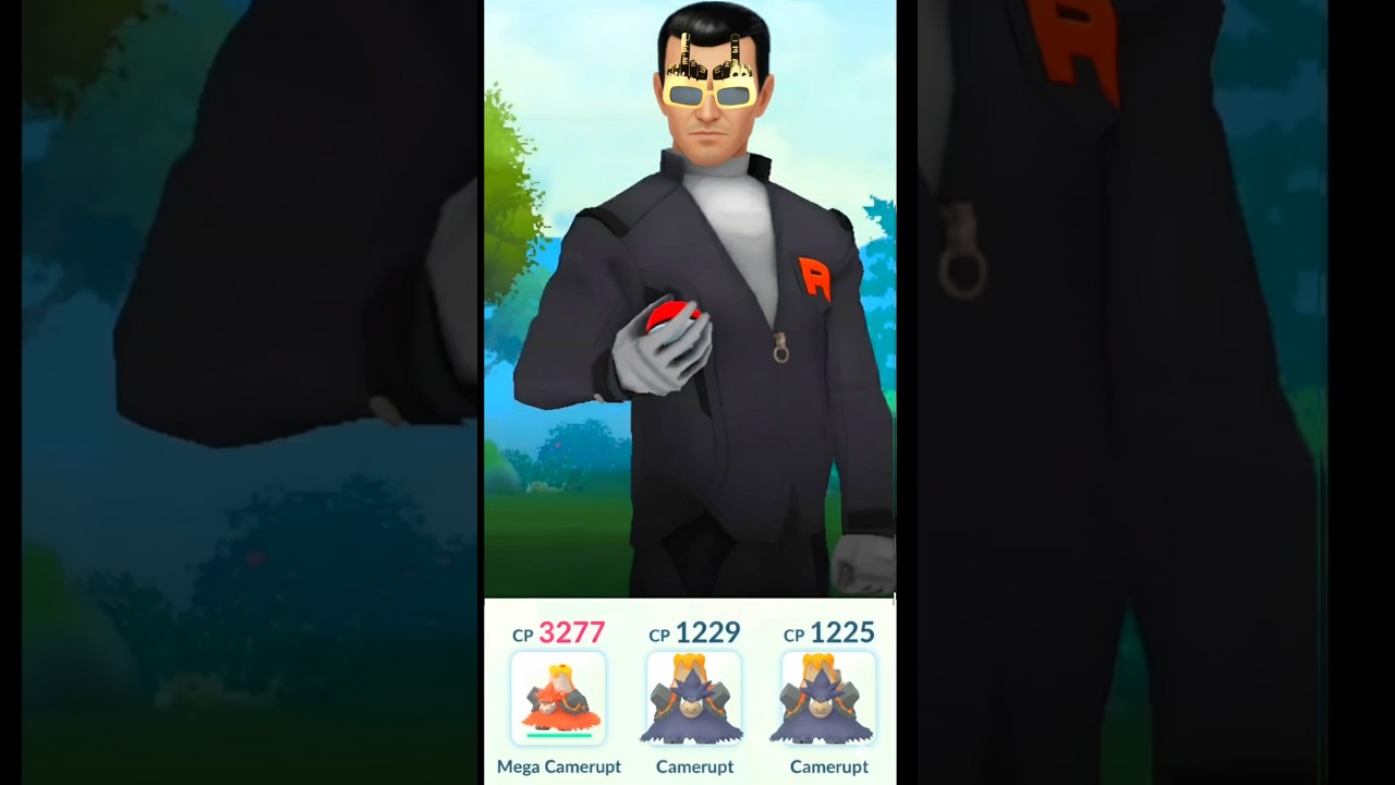 Mega Camerupt Can't Forget This Battle! #shorts #batttle #giovanni #ultragoo #rere #game #lucky