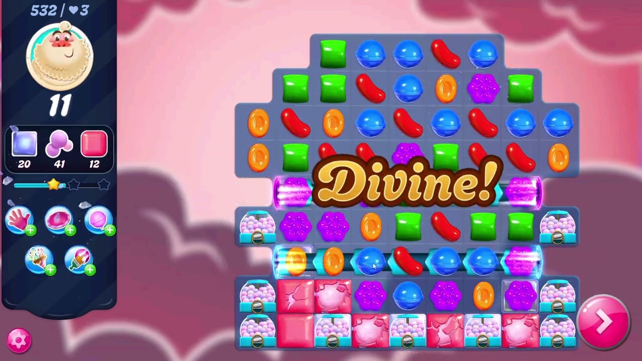 Candy Crush Saga LEVEL 532 (new version*)✔️