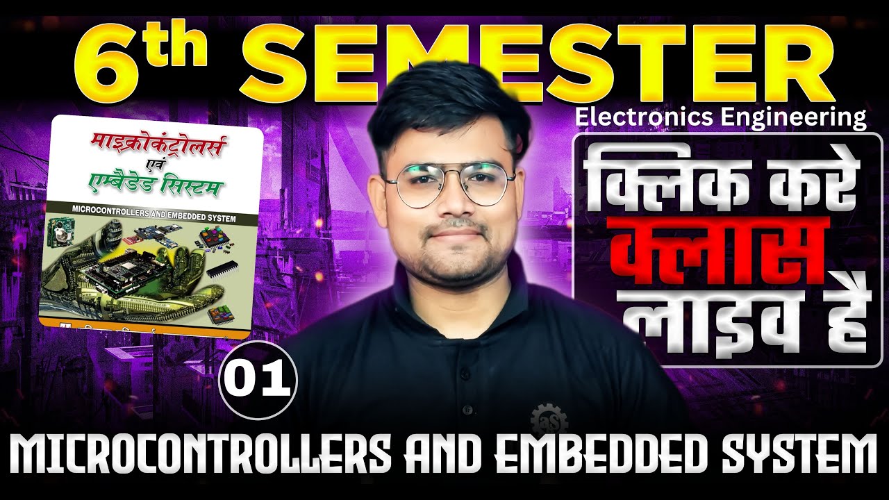 Microcontrollers and Embedded System Polytechnic 6th Semester | Eletcronics Engineering #astechnic