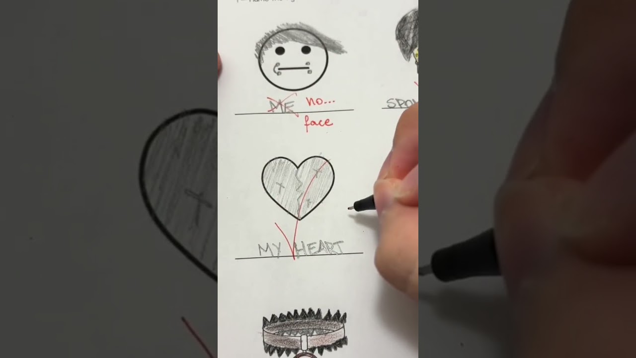 Oliver&rsquo;s test #test #correction #emo #teacher #school #usa #professor #asmr #repost