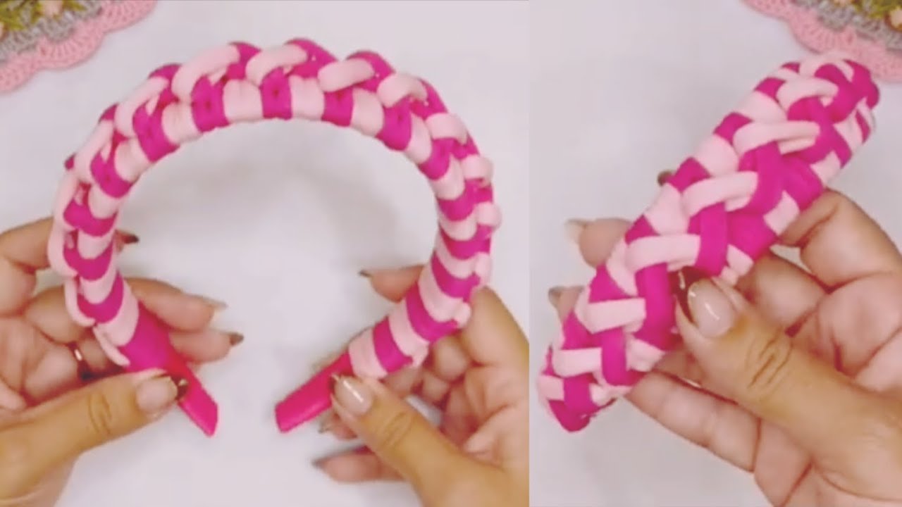 Rubber Se Beautiful Hair Band Design | Easy DIY Hair Band Making at Home | Trending Hair Accessories