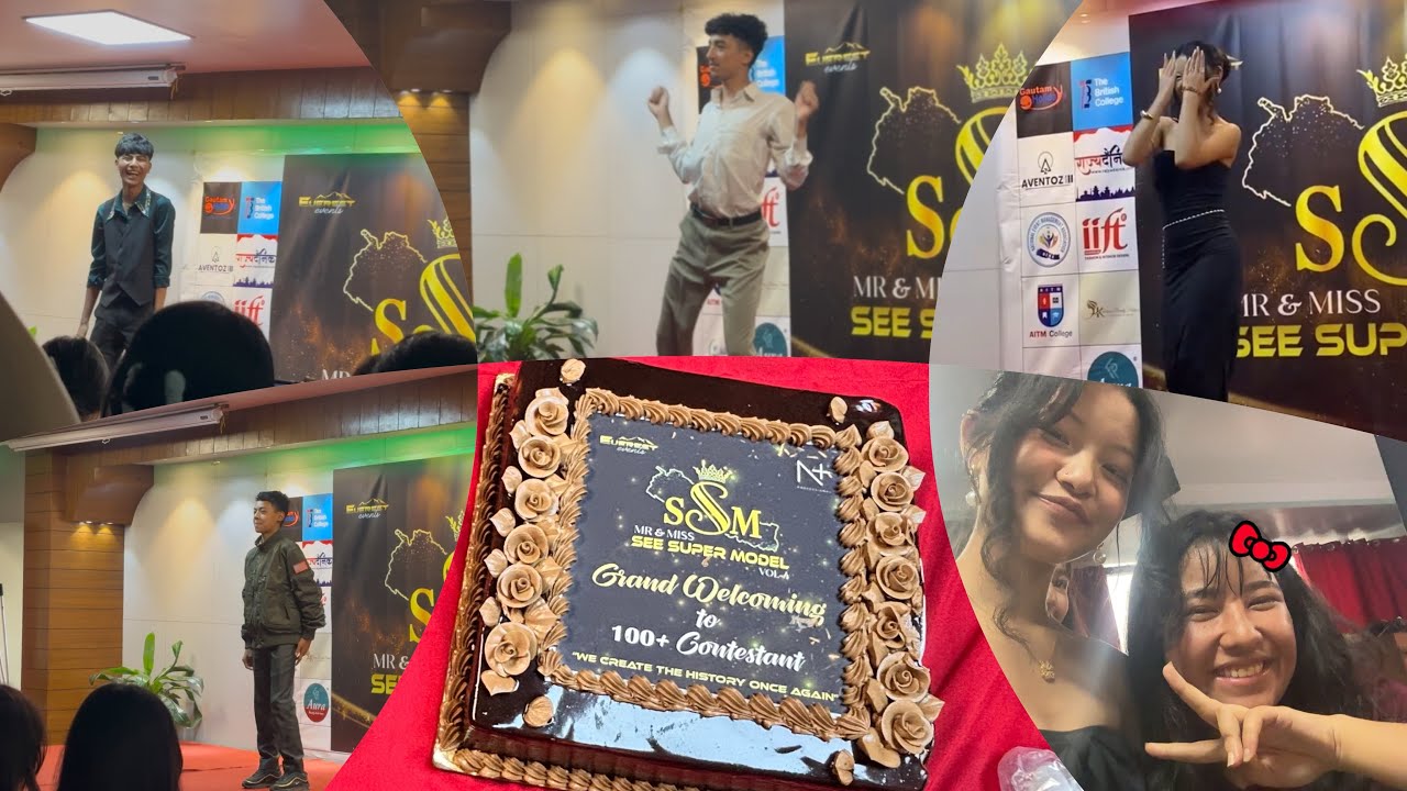 MR AND MISS SEE SUPER MODEL GRAND WELCOMING CEREMONY😍✨|| 100+ Contestant || Dancing,cake cutting🍰~