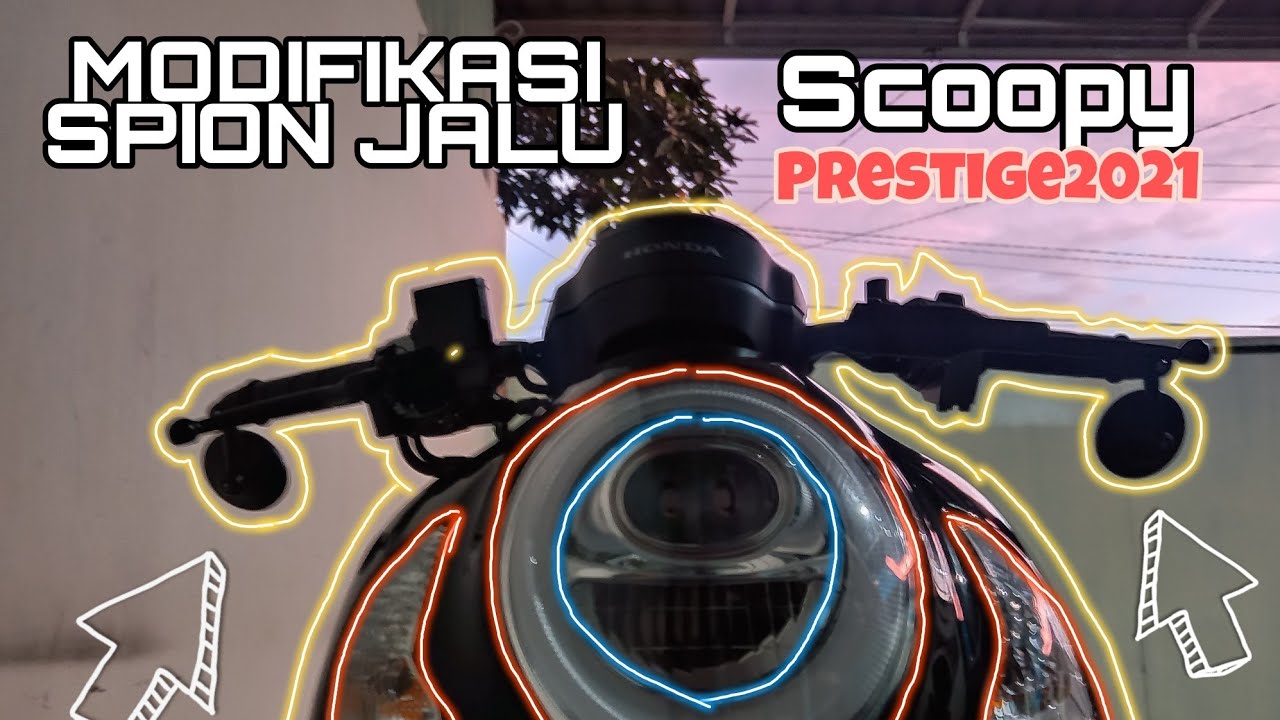 MODIFIKASI SCOOPY 2021 PRESTIGE SPION JALU!! (Scoopy Project)
