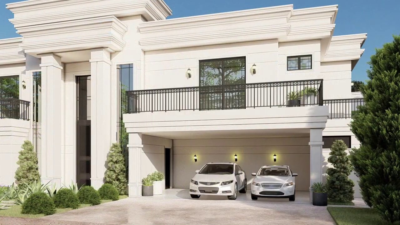 Projeto arquitetura residencial condomínio villa doro Vinhedo estilo neoclássico fachada clássica