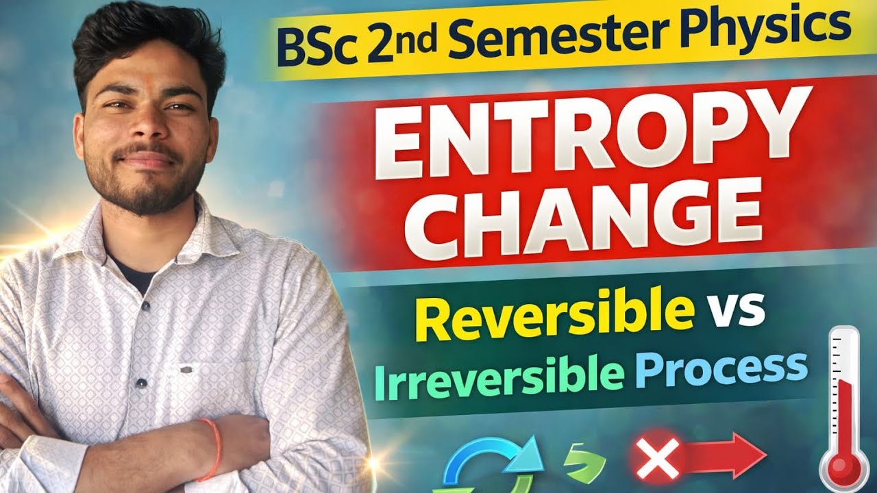  Bsc 2nd semester unit- 2 Entropy Change (Reversible vs Irreversible) | Thermodynamics
