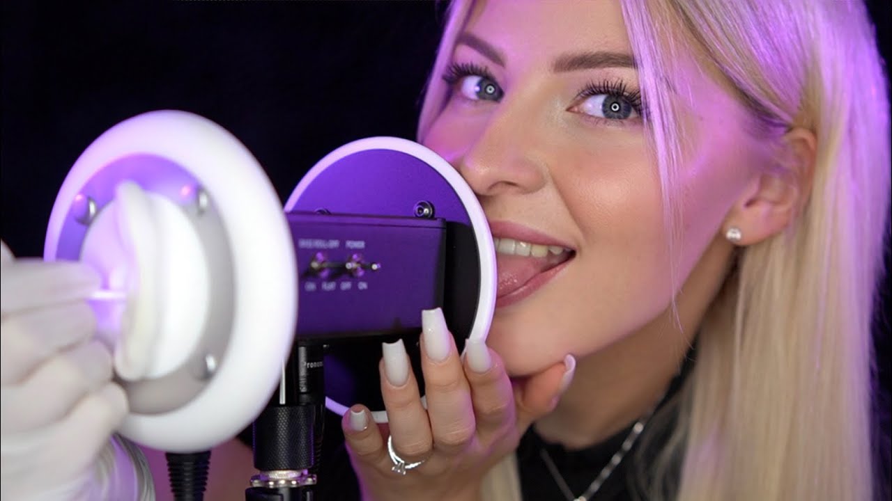 INTENSE 3DIO TRIGGER FOR DEEP SLEEP  (ear licking, cleaning, massage) • NO TALKING with ASMR JANINA