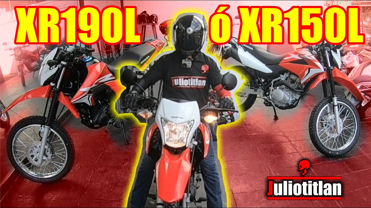 JULIOTITLAN HONDA XR190L Y COMPARACION CON LA XR150L