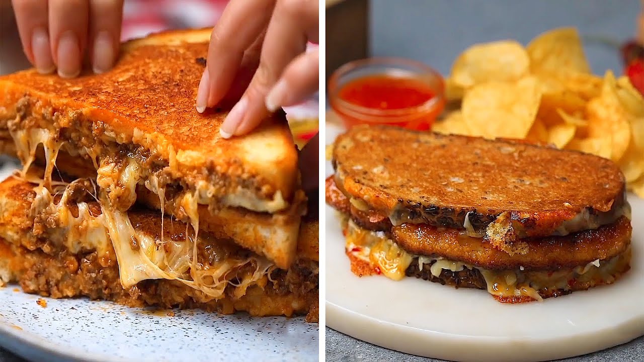 7 Game Day Grilled Cheese Sandwiches