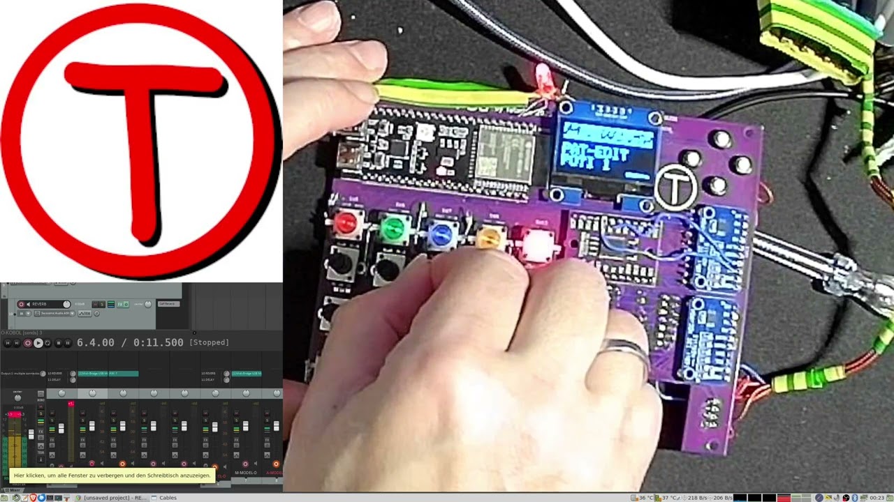 MidiWoush PS8 - Analog-Sequencer Pre-Beta first sequences