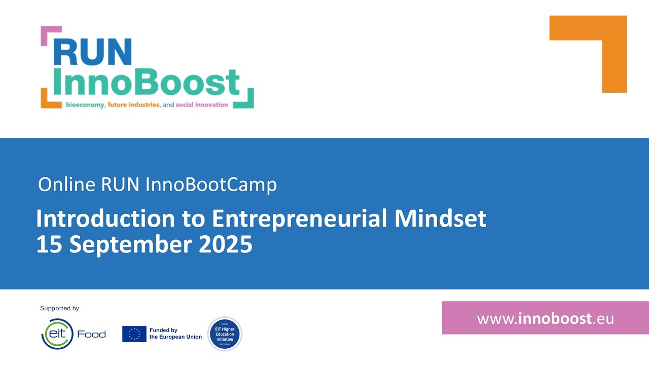 Introduction to Entrepreneurial Mindset - 15th September 2005