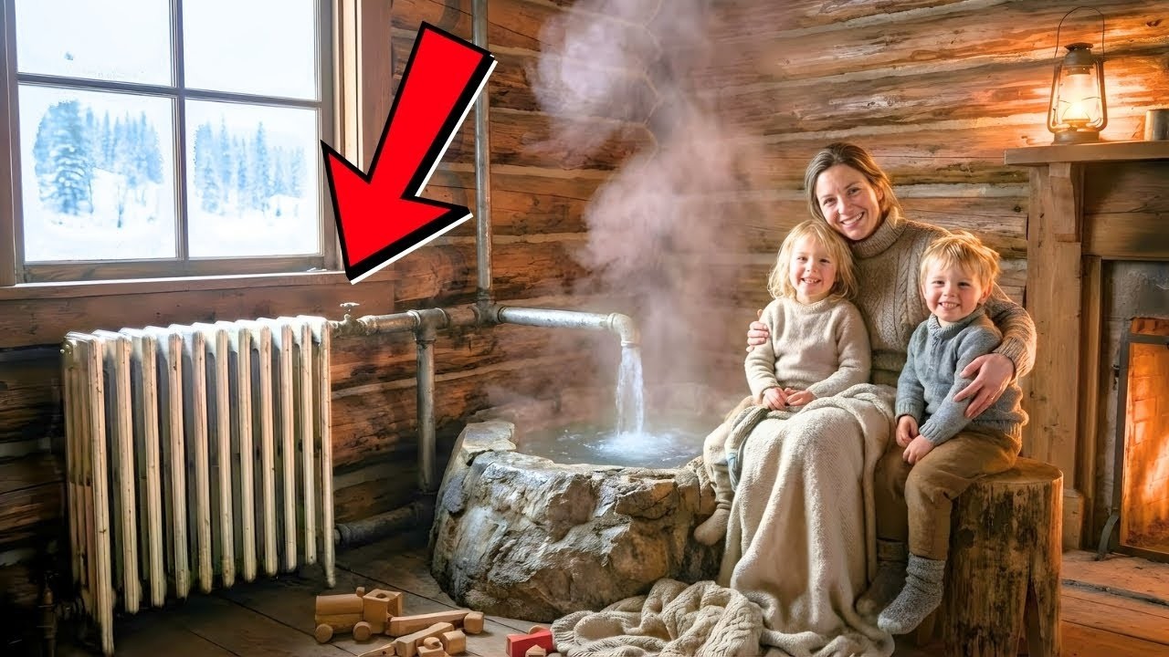 They Mocked Her For Building on Hot Water    Until Her Cabin Stayed Hot With No Wood All Winter