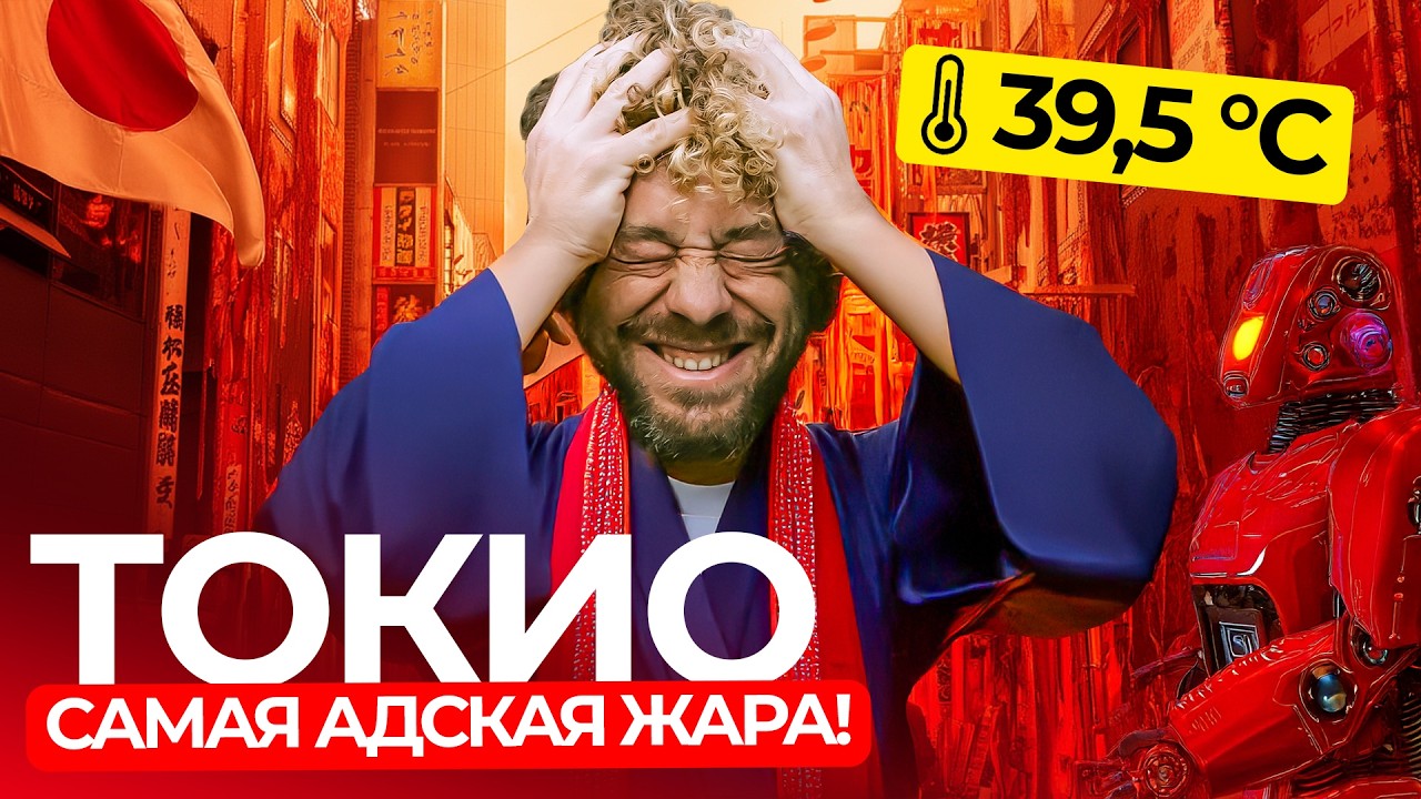 Япония: как выжить в жару +40? | Как туристы выживают летом в Токио?