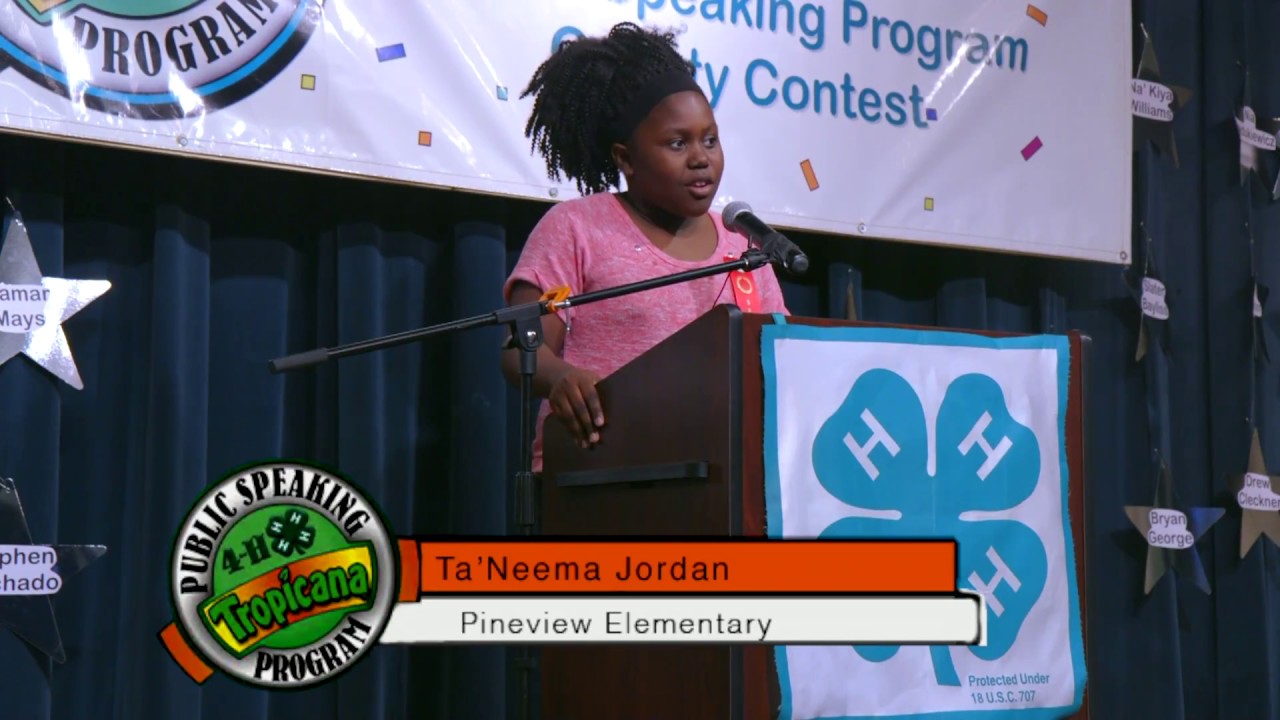 4-H Tropicana Speech Competition 2017 4th & 5th Grade Full Version