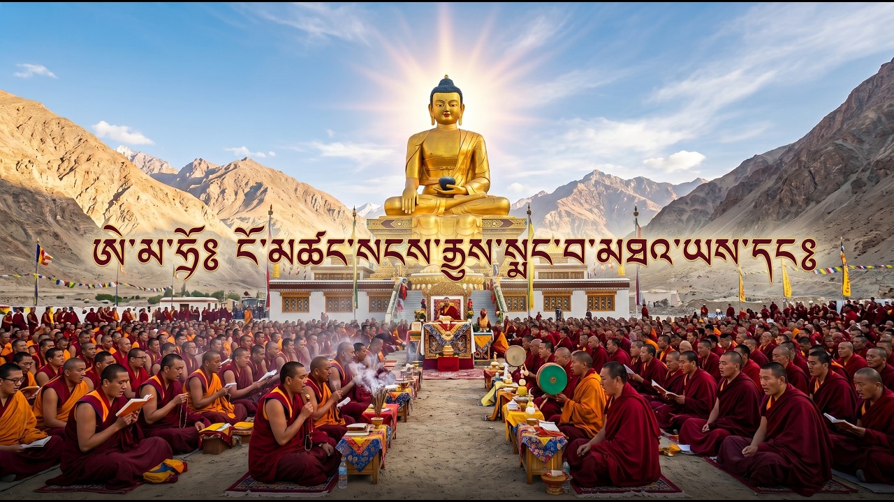ཨེ་མ་ཧོ༔ ངོ་མཚར་སངས་རྒྱས་སྣང་བ་མཐའ་ཡས་དང