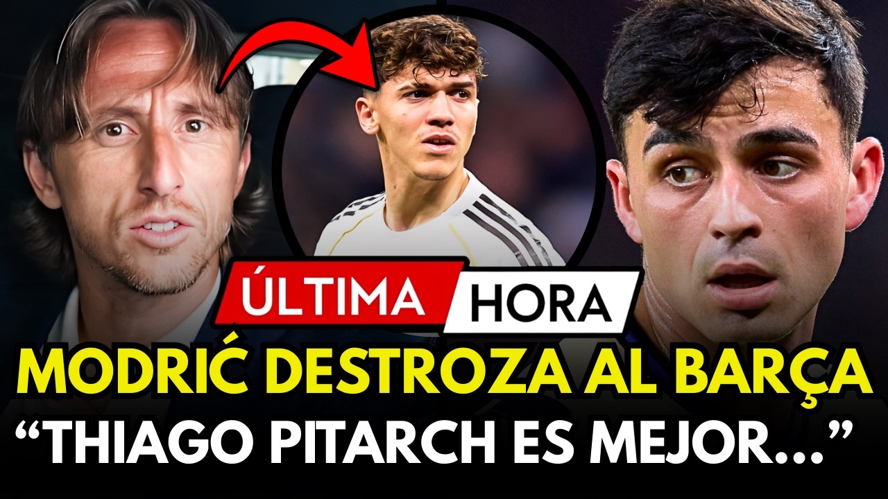 🚨 ¡NADIE LO ESPERABA! MIRA LO QUE DIJO MODRIC SOBRE THIAGO PITARCH TRAS BRUTAL PARTIDO CHAMPIONS