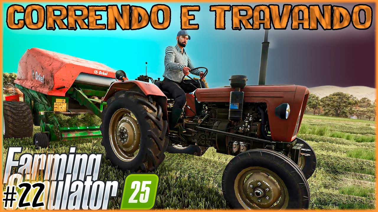 22 - Trabalhos, músicas e travadas - Farming Simulator 25