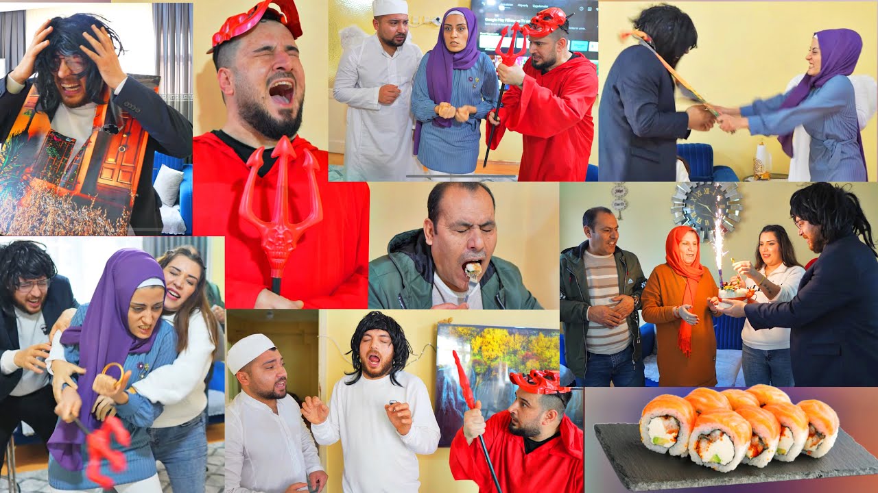 لما يدخل الشيطان بين الكنة وبيت الحماه😂/فلم الملك والشيطان/فخري وفخرية الحلقة ٥ 😂