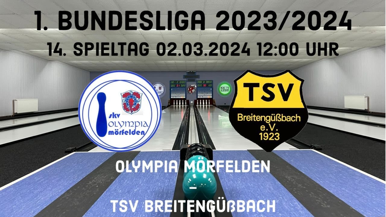 1. Bundesliga 2023/2024 14. Spieltag Olympia Mörfelden - TSV Breitengüßbach