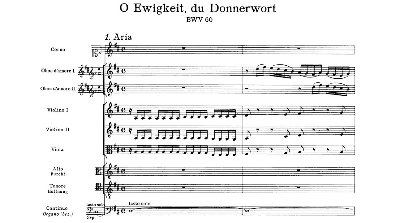 J.S. Bach - BWV 60 