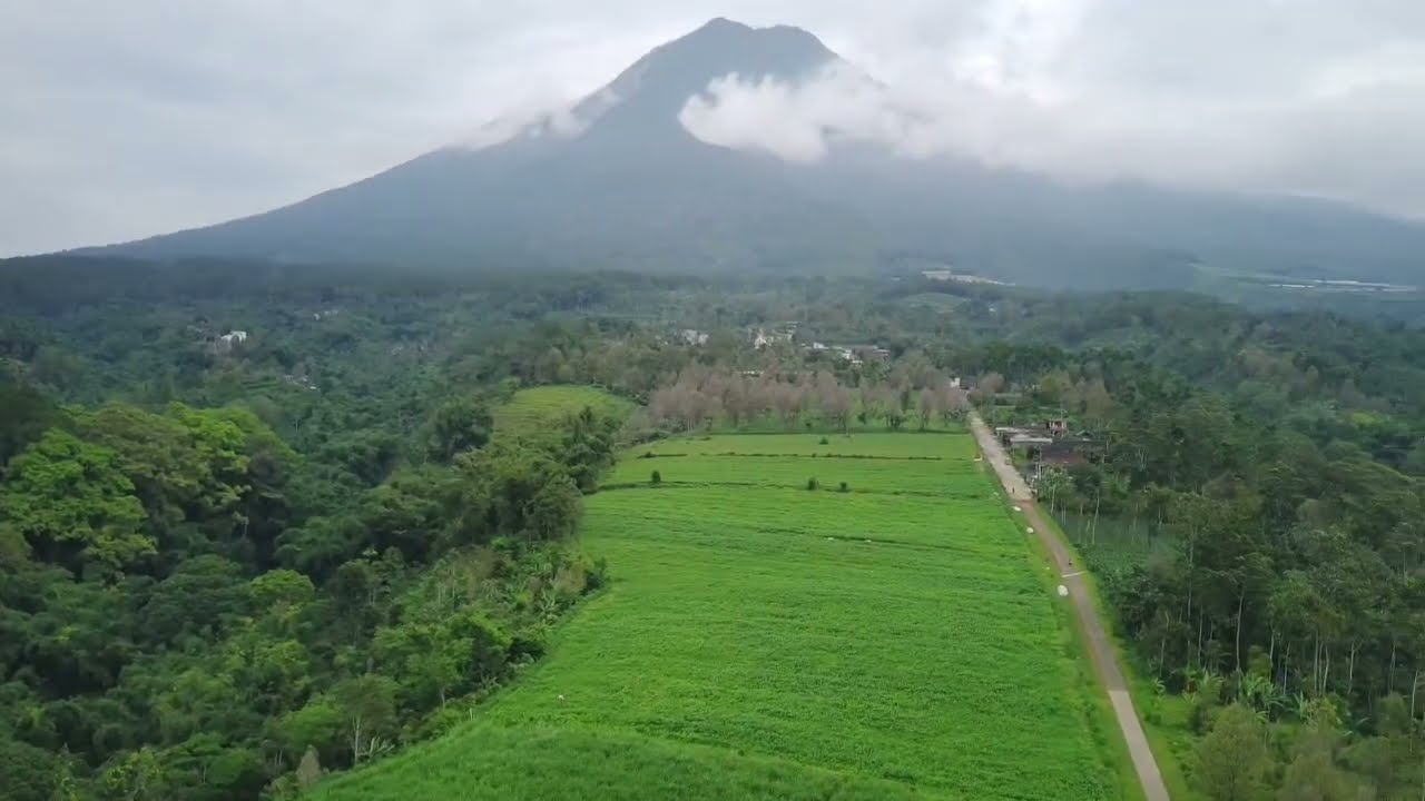 Bocil 4x Belajar Nerbangin DRONE SRJC F22 S3 PRO 19 mnt smbil Melihat Desa Wonosari G. Kawi dr Udara
