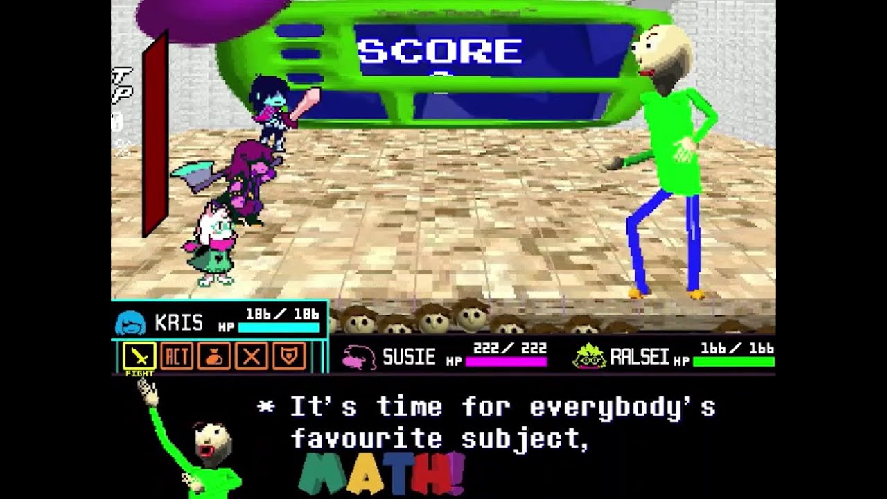 Full Mr. Baldi's Basics Fight - Deltawrong Chapter 3