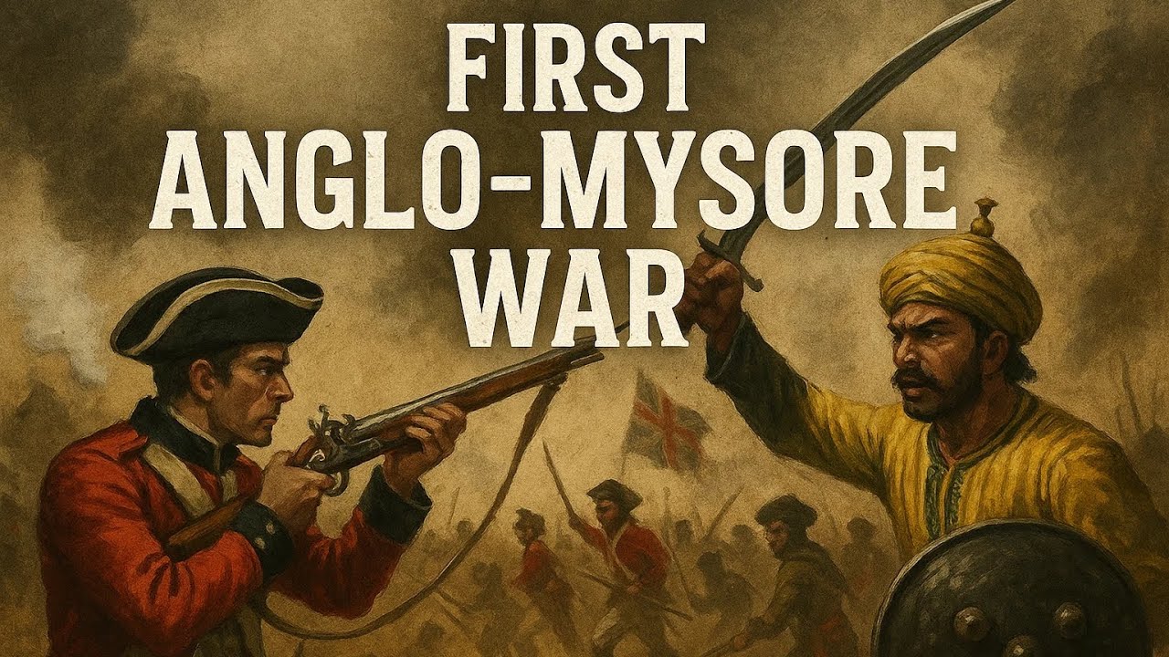 The First Anglo-Mysore War: Hyder Ali vs. The British East India Company #eastindiacompany #hyderali