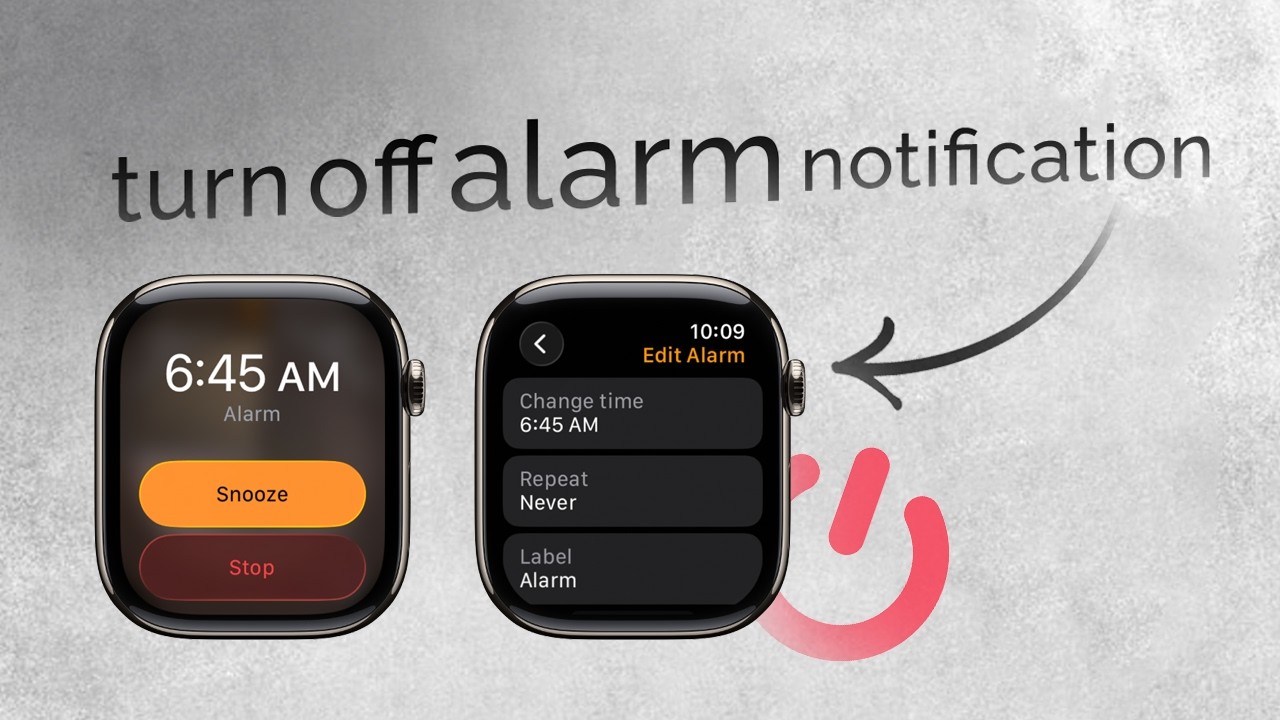 How to Turn Off Alarm Notification on Apple Watch (tutorial)