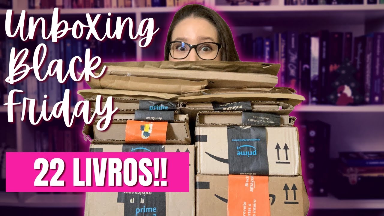 UNBOXING BLACK FRIDAY + FESTA DO LIVRO DA USP - O maior unboxing do canal | Entre Finos e Calhamaços