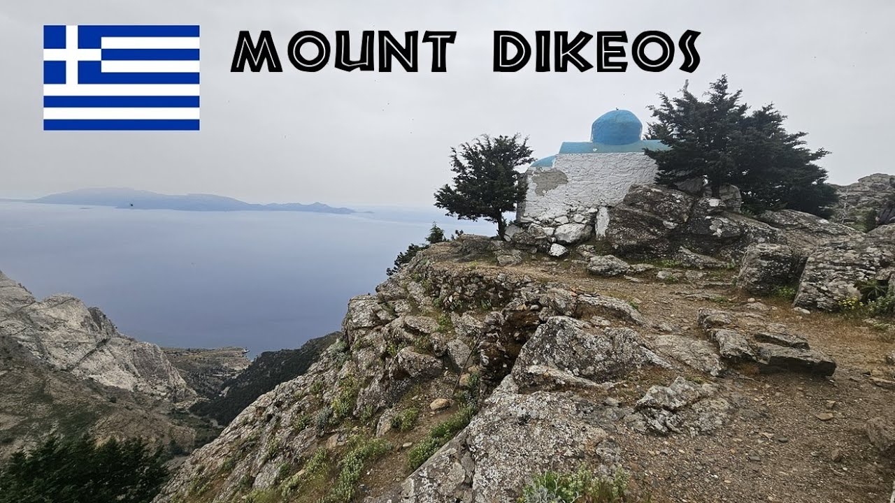 Mount Dikeos | Greece | Hiking from Zia to the top of the Dikeos Mountain | May 2024 | Virtual Walk