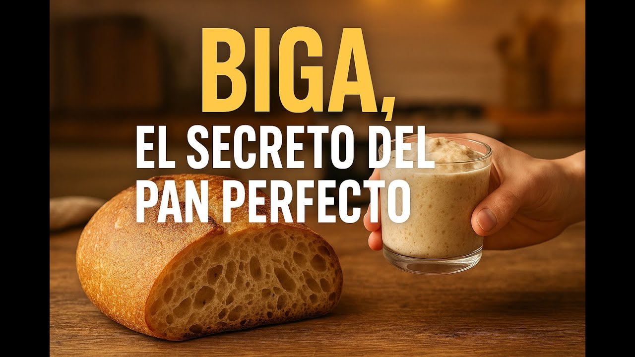 ¡El SECRETO de los panaderos italianos! Cómo hacer BIGA y lograr un pan casero perfecto 🍞