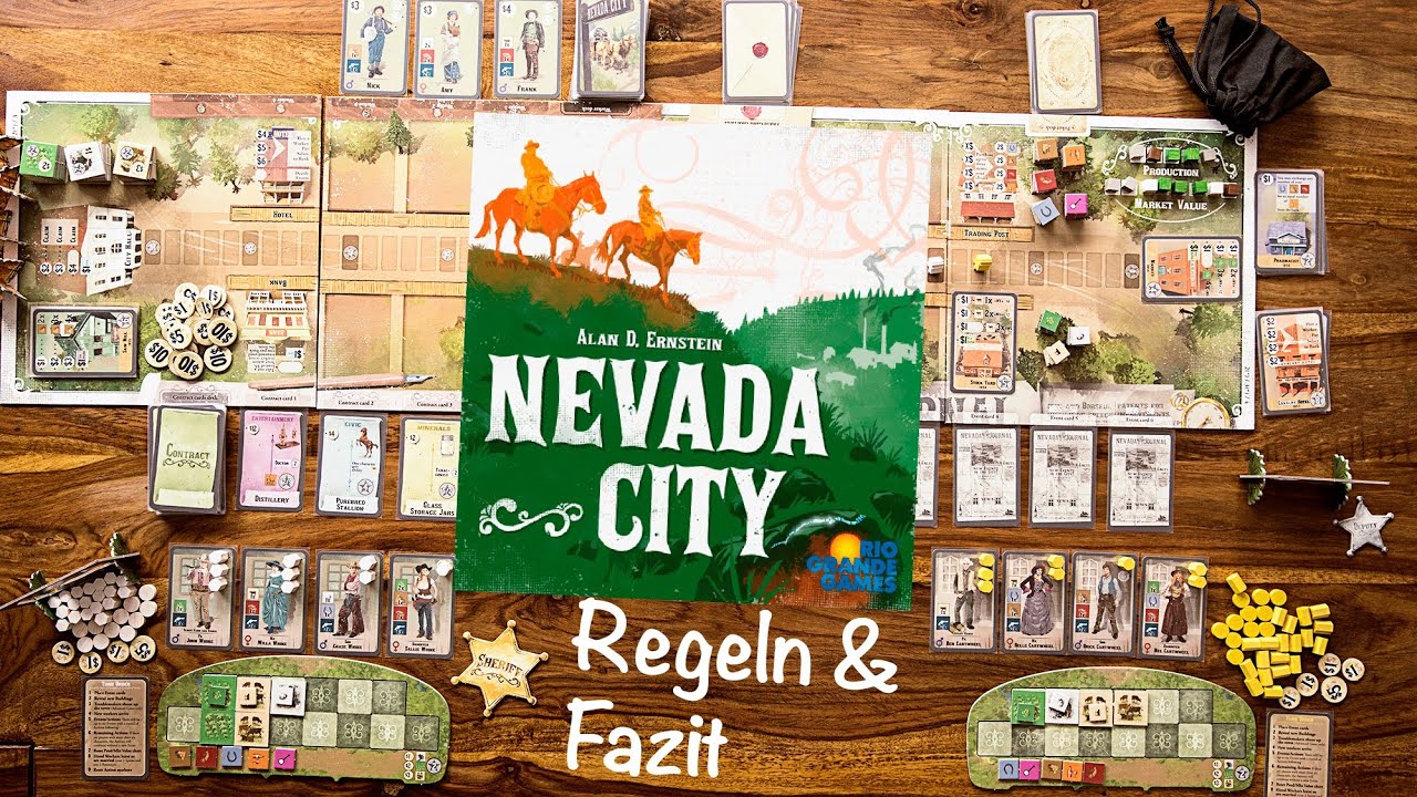 Brettspiel: Nevada City - Regeln & Fazit
