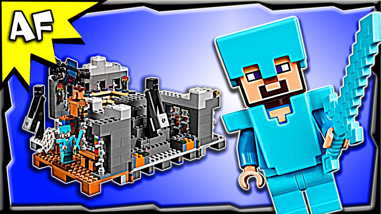 Lego Minecraft END PORTAL 21124 Stop Motion Build Review