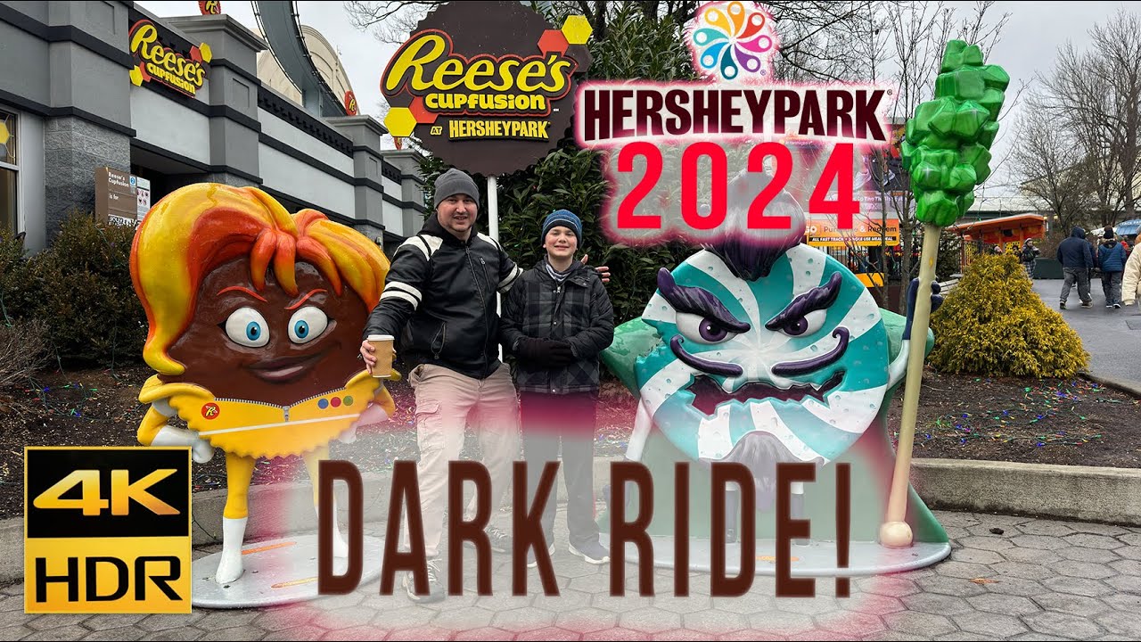 New Year’s Day 2024 at Hersheypark! 4K HDR Vlog