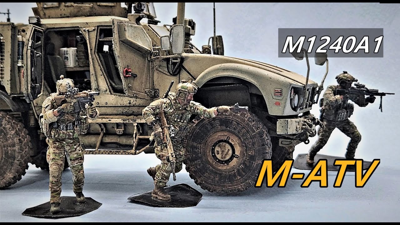 1/35  U.S. M1240A1 M-ATV  [ Full Build Video ]  RYEFIELD MODEL.