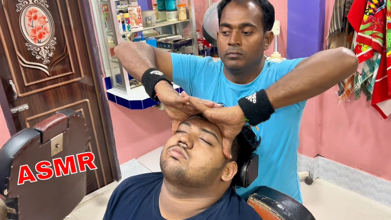 Pressure Point head massage to get relief from Sinusitis pain, Relax your sleep with ASMR Sound